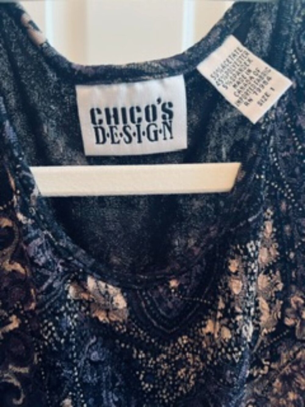Chico's print pullover top
